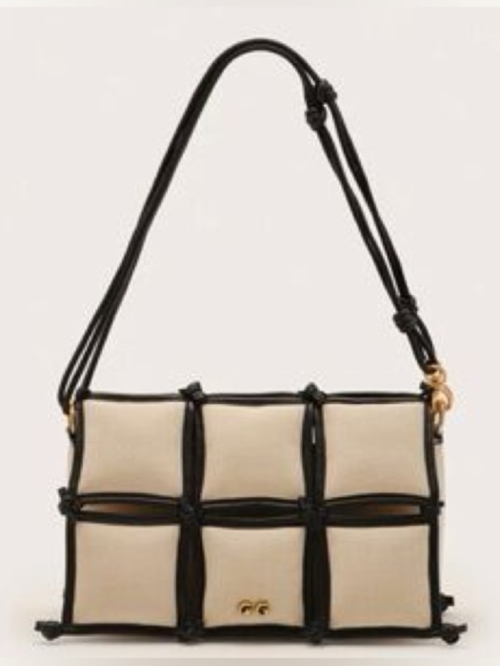 Cult Gaia Puff Crossbody Bag Khaki & Black Nwot comes with dustbag Retail $498 - Picture 1 of 13
